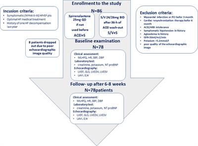 Evaluation of early left-sided cardiac reverse remodeling under combined therapy of sacubitril-valsartan and spironolactone compared with angiotensin-converting enzyme inhibitors and spironolactone